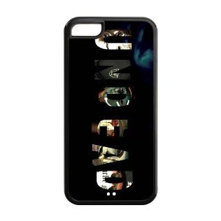 Hollywood Undead Custom Case/Cover FOR Apple iPhone 5C, Border Rubber Silicone Case Black/White: Cell Phones & Accessories