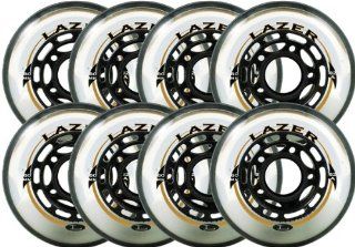 LABEDA LAZER Rollerblade Inline Skate Wheels 72mm 82a : Inline Skate Replacement Wheels : Sports & Outdoors