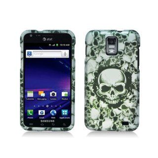 Black White Skull Hard Cover Case for Samsung Galaxy S2 S II AT&T i727 SGH I727 Skyrocket: Cell Phones & Accessories
