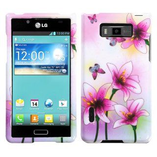 MYBAT LGUS730HPCIM931NP Compact and Durable Protective Cover for LG Splendor/Venice S730   1 Pack   Retail Packaging   Spring Lilies: Cell Phones & Accessories
