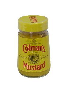 Colman's Prepared Mustard Jar 3.5oz : Yellow Mustard : Grocery & Gourmet Food
