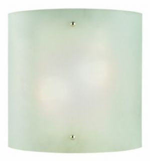 Design House 512905 Weston 2 Light Wall Sconce, 10 Inch by 10 Inch, Satin Nickel    