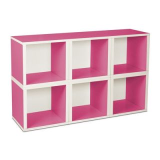 Way Basics Eco Friendly Modular Storage Cubes PS MC 6 Finish: Pink