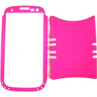 Cell Armor I747 RSNAP A006 FE Rocker Series Snap On Case for Samsung Galaxy S3   Retail Packaging   Fluorescent Dark Hot Pink: Cell Phones & Accessories