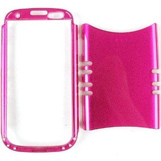 Cell Armor I747 RSNAP S010 ED Rocker Series Snap On Case for Samsung Galaxy S3   Retail Packaging   Crystal Solid Hot Pink: Cell Phones & Accessories