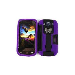 Cell Armor I747 NOV I02 DPG Hybrid Novelty Case for Samsung Galaxy S III I747   Retail Packaging   Purple/Black: Cell Phones & Accessories