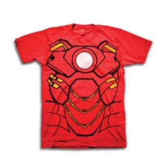 Marvel Comics Iron Man or Captain America Headless Costume Tee: Movie And Tv Fan T Shirts: Clothing