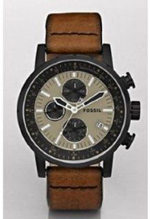 Fossil Vintage Chronograph Khaki Dial Mens Watch CH2738: Fossil: Watches