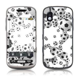 Lots of Soccer Balls Design Skin Decal Sticker for Samsung Solstice SGH A887 Cell Phone: Cell Phones & Accessories