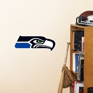 Seattle Seahawks Fathead Team Logo Official NFL Wall Graphic 14"x7" : Sports Fan Wall Banners : Sports & Outdoors