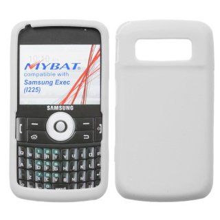 Soft Skin Case Semi Transparent White For SAMSUNG I225(Exec): Cell Phones & Accessories