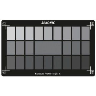 Sekonic Corporation 401 757 Exposure Profile Target II (Black) : Photographic Light Meters : Camera & Photo