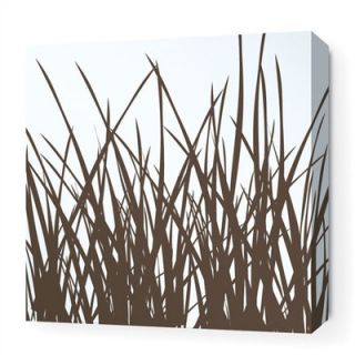 Inhabit Soak Grass Stretched Graphic Art on Canvas GRS Size: 16 x 16