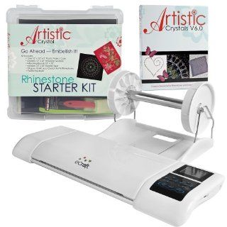 Janome's   eCRAFT with ARTISTIC CRYSTALS PACK including the Artistic Rhinestones Starter Kit and Software