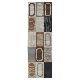 Lawrence Multicolored Dimensions Hand tufted Wool Rug (23 X 76)