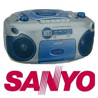 Sanyo MX 780 Portable Stereo CD/CD R/CD RW Radio Cassette Recorder with CD/MP3 : Boomboxes : MP3 Players & Accessories