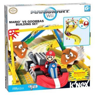 KNEX Mario Kart Wii Mario vs Goombas Building Set