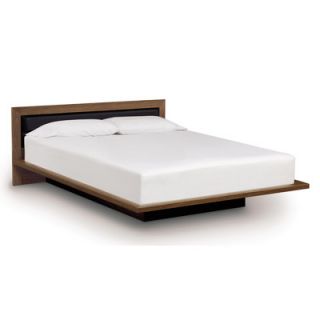 Copeland Furniture Moduluxe Bed with Low Upholstered Microsuede Headboard 1 MPD