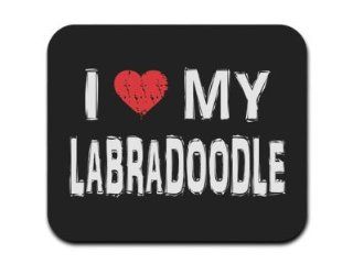 I Love My Labradoodle Mousepad Mouse Pad: Computers & Accessories