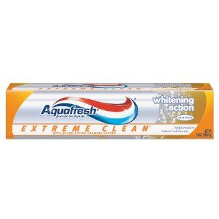 Aquafresh Extreme Clean Whitening Action Toothpaste, Mint Blast, 7 Ounce Tubes (Pack of 6): Health & Personal Care