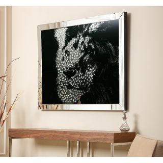 Abbyson Living Lion Crystal Wall Mirror