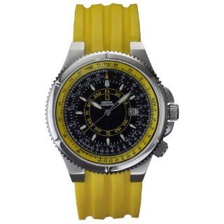 National Geographic Men's NB771A Aviator Solar Slide Rule Bezel Watch: Watches