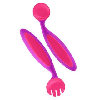 Boon Benders Adaptable Baby Feeding Utensils BOO1272 Color: Pink and Purple