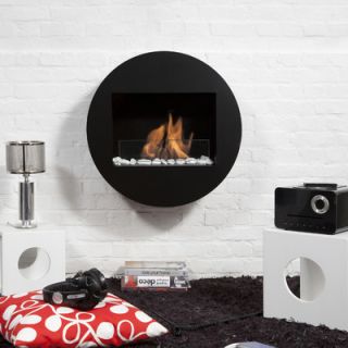 Bio Blaze Qwara Wall Mounted Fireplace BB QWA B / BB QWA W Color: Black