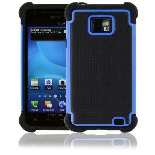 CellJoy Triple Defender Layered Back Cover Case for Samsung Galaxy S II S2 (SGH i777, GT i9100) (At&t / Unlocked) Samsung Galaxy S II   Stealth Black [CellJoy Retail Packaging]: Cell Phones & Accessories