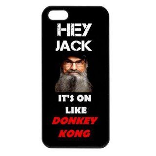 Hey Jack Duck Dynasty Uncle Si Silas It's On Like Donkey Kong Iphone 4 4s Case Cover, Apple Plastic Shell Hard Case Cover Protector + Free Wristband Accessory: Cell Phones & Accessories