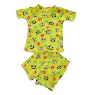 Sponge Bob by Nickelodeon   Infant Toddler Girls SS Shortie Sponge Bob Pajamas: Clothing
