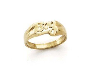 14k Boy Ring   Size 7.0   JewelryWeb: Jewelry