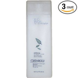 Giovanni 50:50 Balanced Hydrating Calming Conditioner, Normal to Dry Hair, 8.5 Ounce Containers (Pack of 3) : Standard Hair Conditioners : Beauty