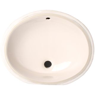 Phoenix Almond Vitreous Porcelain 13 inch Undermount Bathroom Sink