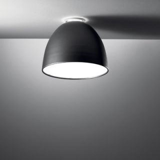 Artemide Nur 1 Light Flush Mount USC A244 Finish / Bulb Type: Gray / 70W Fluo