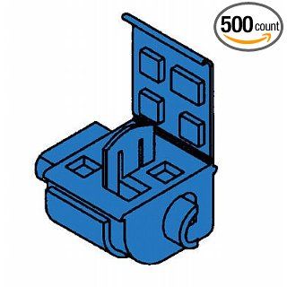 3M Scotchlok Electrical IDC 804 BULK, Run and Tap, Moisture Resistant and Flame Retardant, Blue, 18 16 AWG (solid/stranded), 14 AWG (stranded) (Pack of 500): Wire Terminals: Industrial & Scientific