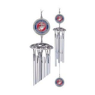 United States Marine Corps Wind Chime : Sports Fan Wind Chimes : Sports & Outdoors