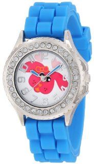 Frenzy Kids' FR799 Blue Rubber Band Dog Watch: Watches