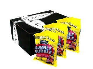 Dubble Bubble Sugar Free Gum 3.5oz Bags in a Gift Box (Pack of 3) : Chewing Gum : Grocery & Gourmet Food
