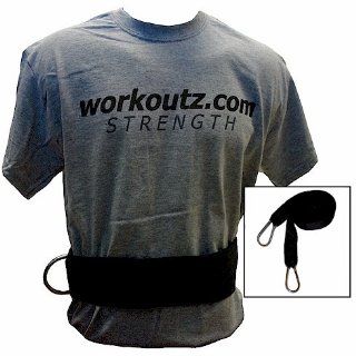 Workoutz 3 Inch Wide Adjustable Speed Sled Waist Belt with 10' Pulling Strap : Football Sleds And Chutes : Sports & Outdoors
