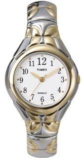 Timex Women's T2M813 Classic Two Tone Expansion Band Stainless Steel Bracelet Watch: Watches