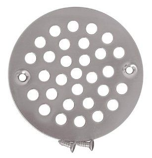 Plumbest C60 814 Decorative Shower Stall Drain Replacement Strainer with Screws, Satin Nickel   Bathroom Sink And Tub Drain Strainers  