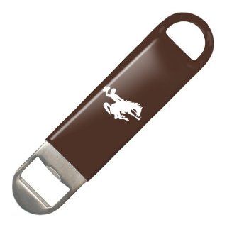 NCAA Wyoming Cowboys Vinyl Covered Long Neck Bottle Opener : Sports Fan Kitchen Products : Sports & Outdoors