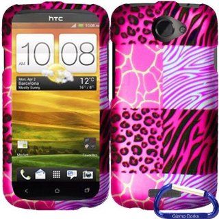 Gizmo Dorks Hard Skin Snap On Case Cover for the HTC One X, Pink Exotic Skins: Cell Phones & Accessories