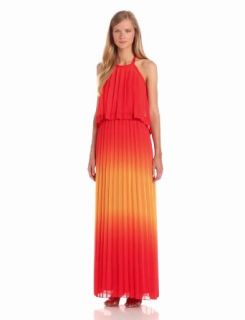 Jessica Simpson Women's Halter Maxi Dress, Poinsettia, 6 at  Womens Clothing store: