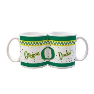 NCAA Oregon Ducks 2 Pack 11oz White Gameday Mug : Sports Fan Coffee Mugs : Sports & Outdoors