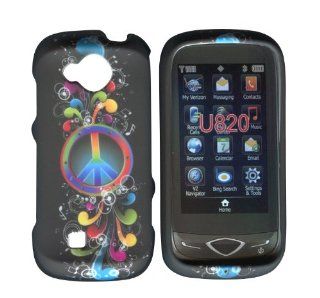 Rainbow Peace Samsung Reality U820 Verizon Case Cover Hard Phone Cover Snap on Case Faceplates: Cell Phones & Accessories