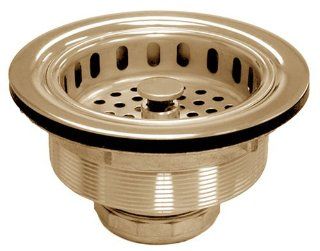 Plumbest B02 008 Basket Strainer, Polished Brass   Sink Strainers  