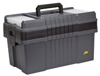 Plano 823 003 Contractor Grade Po Series 22 Inch Tool Box, Graphite Gray with Black Handles and Latches   Toolboxes  