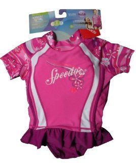 Girls' Speedo Float Suit  Pink M/L: Toys & Games